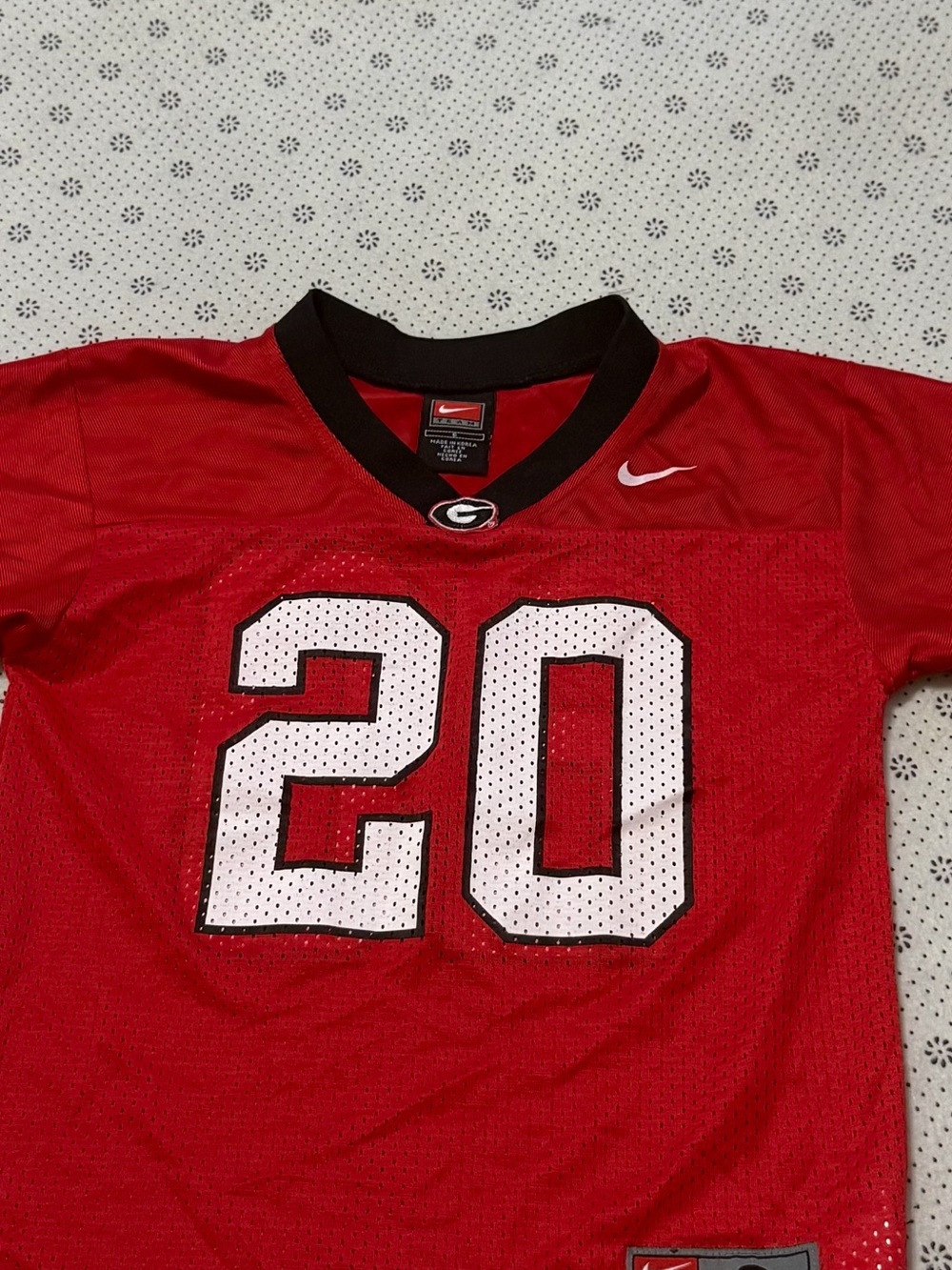 Nike Georgia Bulldogs Red Youth Sports Jersey with White Number 20